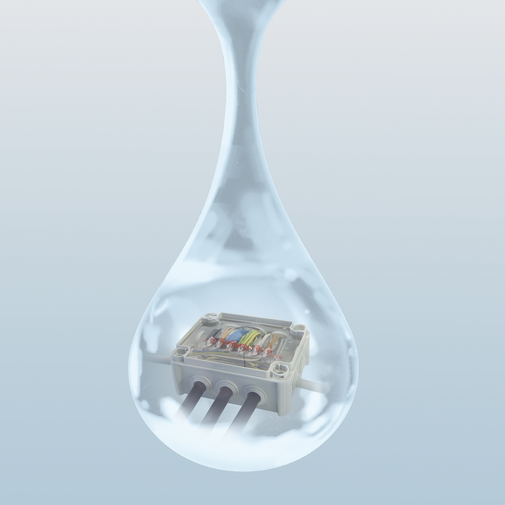 LED 2-Komponenten-Silikon-Vergussmasse GEL 031 zum Abdichten in Elektrotechnik 
